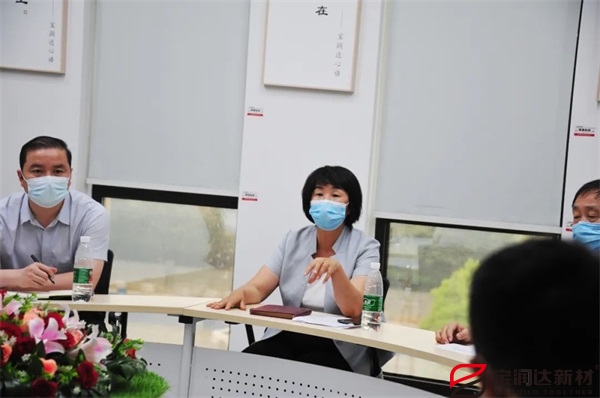 許昌生態(tài)環(huán)境局局長楊春香蒞臨寶潤達參觀指導